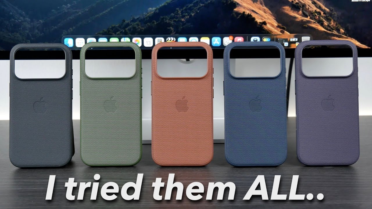 New Tech Woven Case ALL Colors with the iPhone 17 Pro Deep Blue