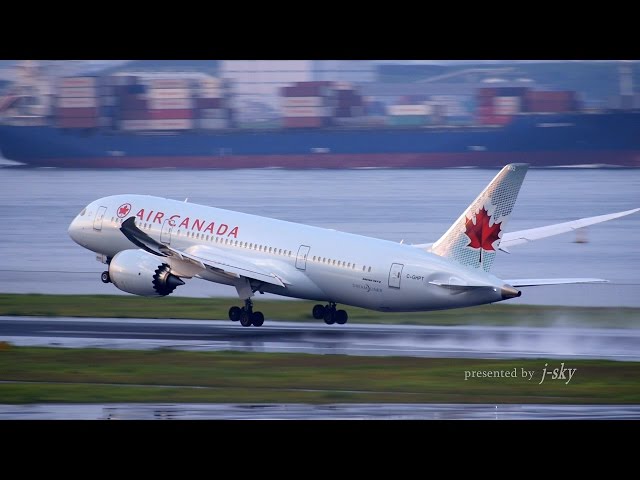 Air Canada Boeing 787-8 take-off - 2014年7月15日からエア・カナダは