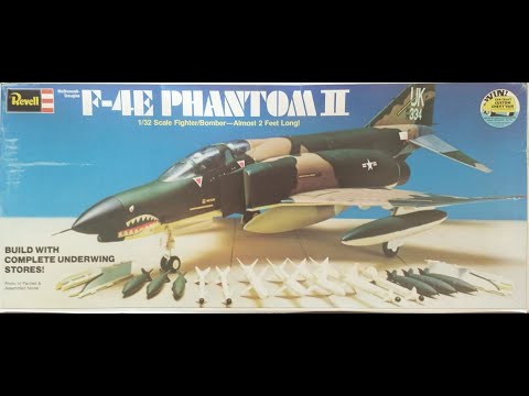 1976 Revell 1/32 McDonnell-Douglas F-4E Phantom II - YouTube