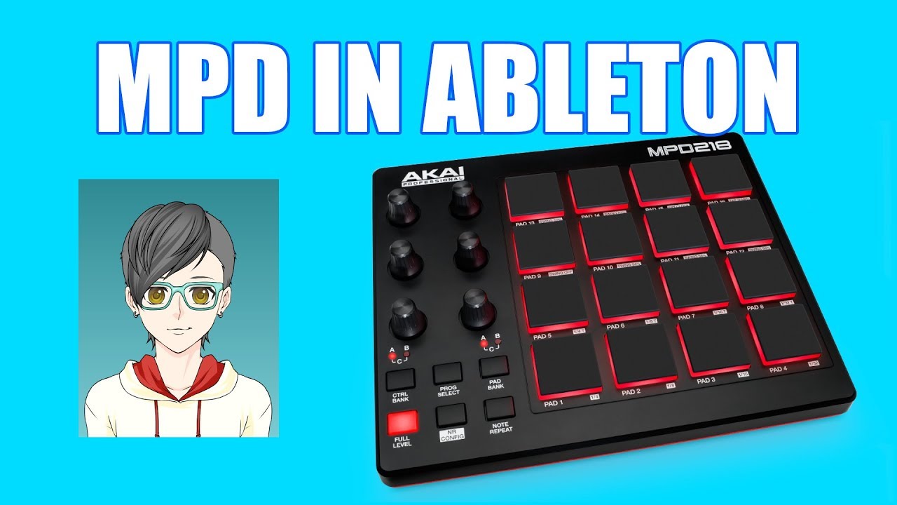 Using an Akai Pad Controller In Ableton Drum Rack - YouTube
