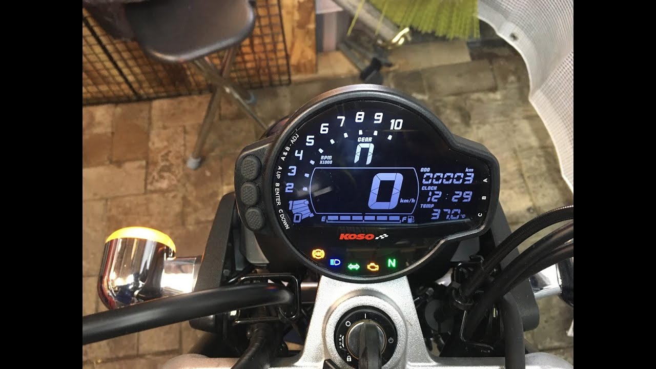 モンキー125 OPMID デジタルメーター 速度計・回転数計