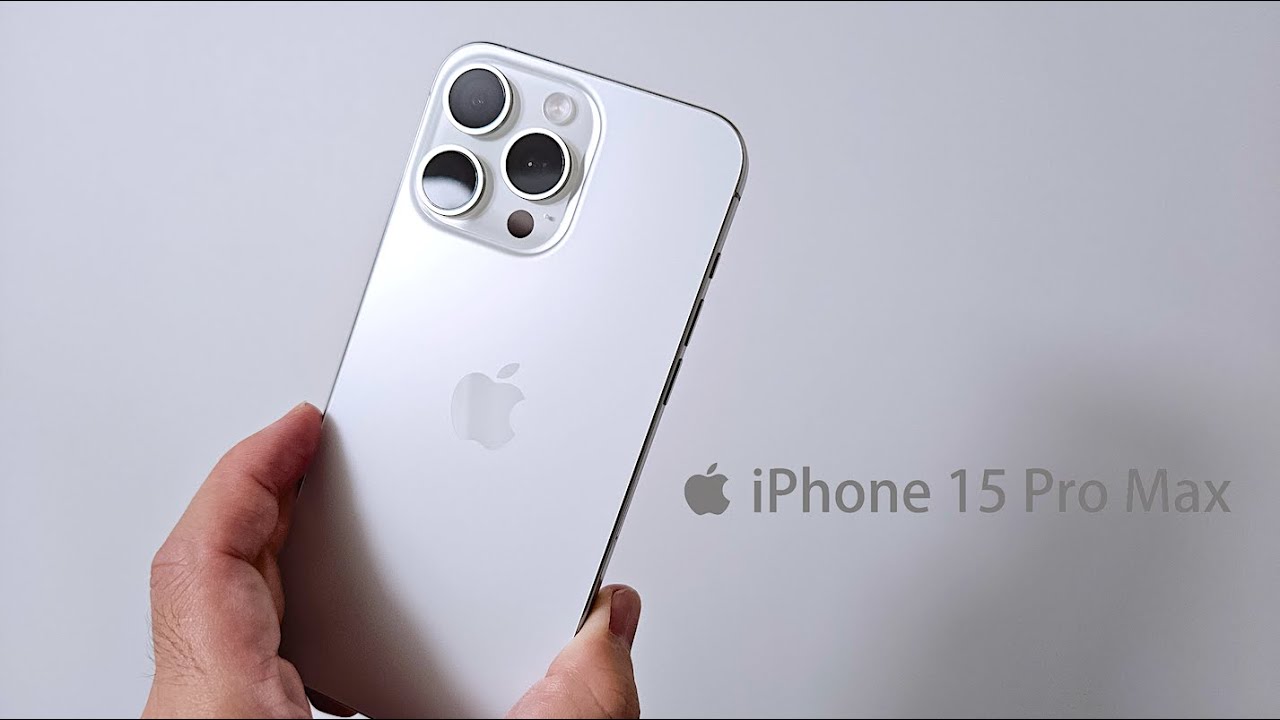 ついにゲット！『iPhone 15 Pro Max ホワイトチタニウム』 開封の儀