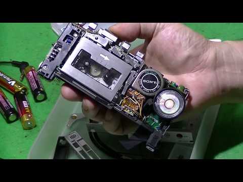SONY マイクロカセットレコーダーM-400を分解しました - YouTube