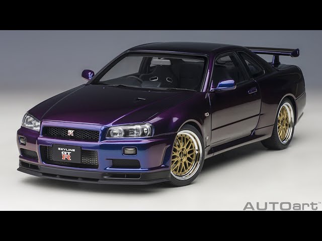 1/18 日産スカイラインGT-R VSPEC2 ミッドナイトパープル AUTOart