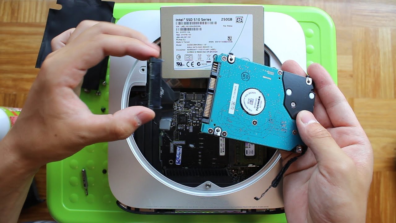 Macmini Mid2010 SSDへの換装&メモリ交換 SSD & Memory Upgrade - YouTube