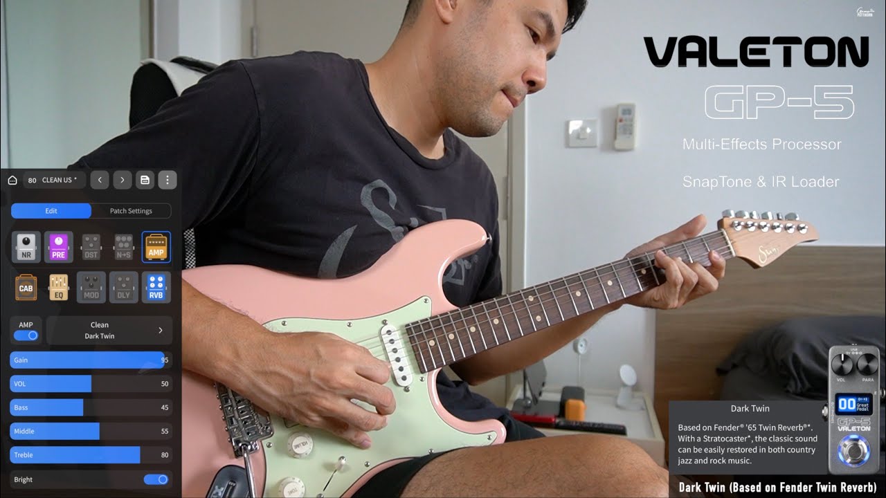 Valeton GP-5 (Dark Twin : Based on Fender '65 Twin Reverb) - Game