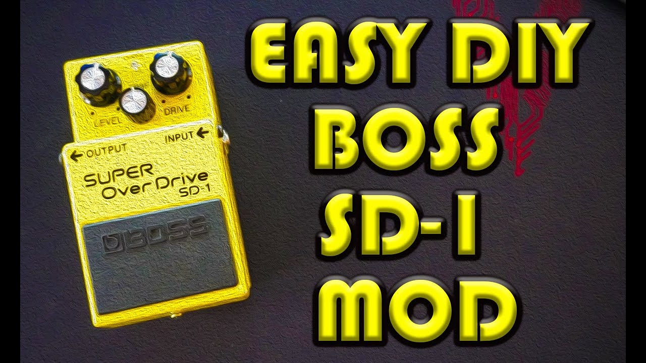 完全OneOff BOSS SD1 NEW FACE OD1 MOD SD-1 Mod