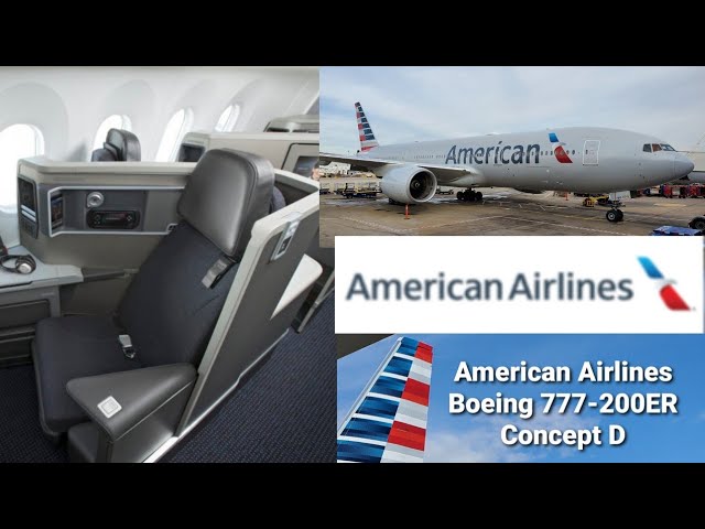 American Airlines Cabin Tour Boeing 777-200ER Concept D - YouTube