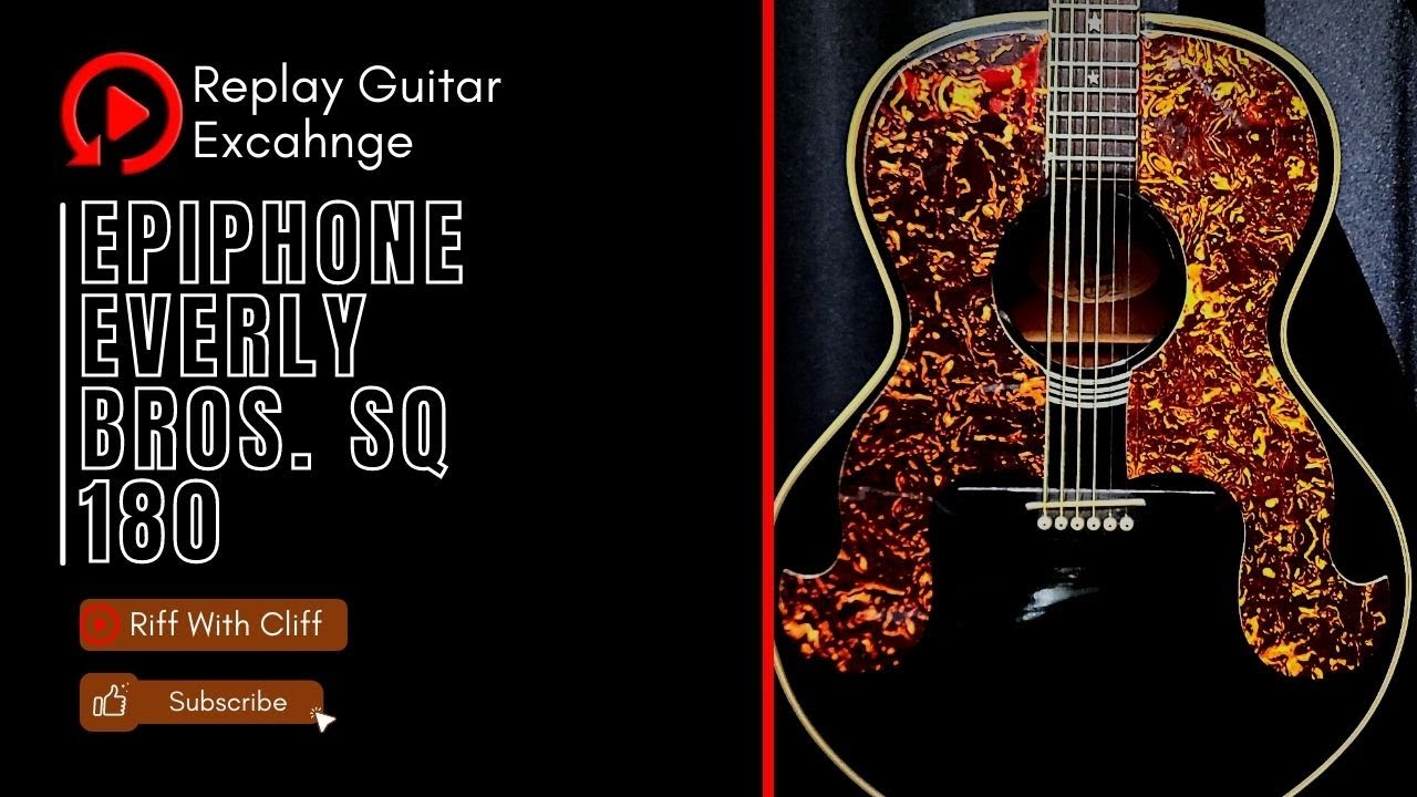 Epiphone SQ-180 エピフォン エヴァリー・ブラザーズ アコギ 髭