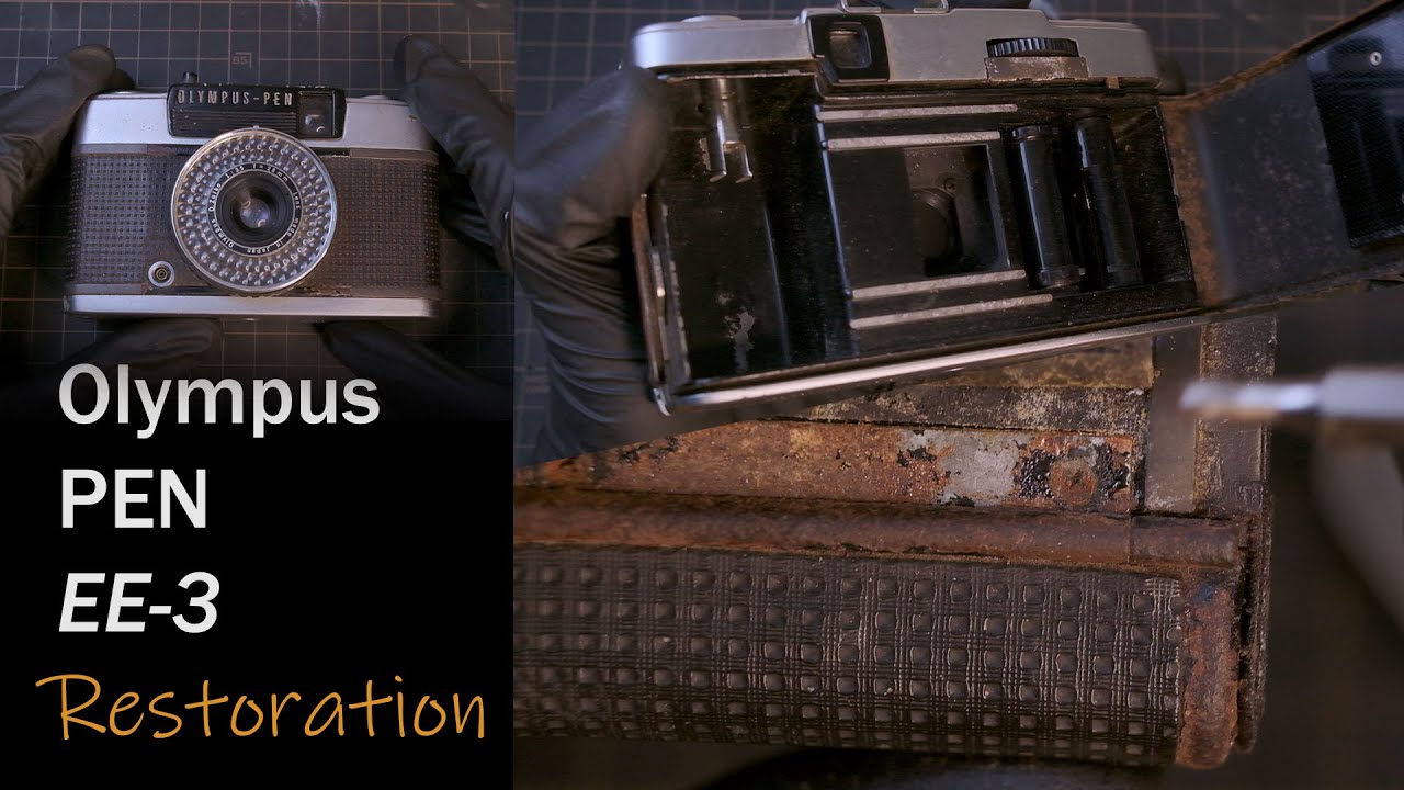 Restoration 50 Years Old Olympus Pen EE3 film camera - Part 1