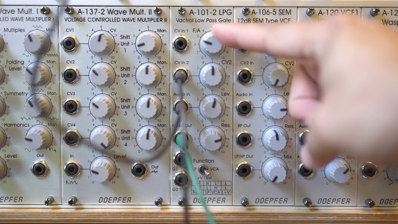 Doepfer A-101-2 LPG - YouTube