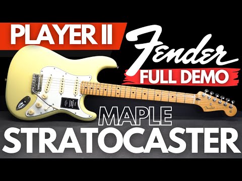 Fender PLAYER II Stratocaster MAPLE (FULL DEMO) - YouTube