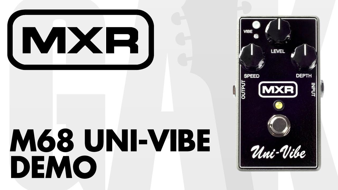 MXR - M68 Uni-Vibe Chorus/Vibrato Classic Rotary and Vibe