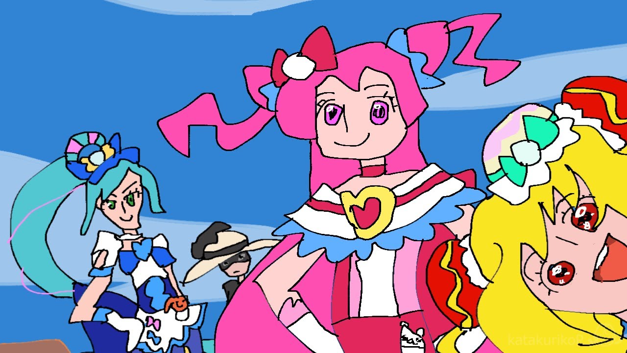 Hand-Drawn] デリシャスパーティ♡プリキュア OP [Delicious Party