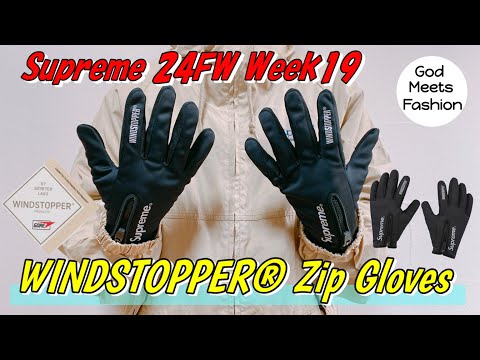Supreme WINDSTOPPER Zip Gloves 