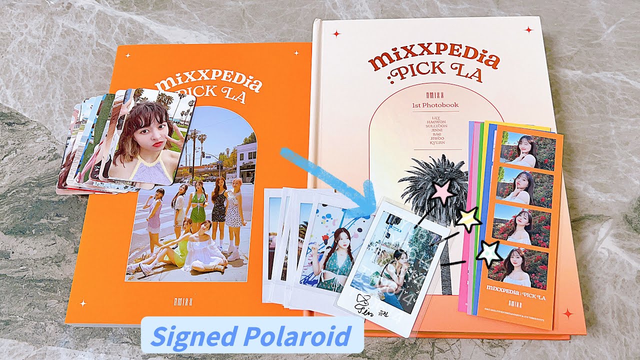 unboxing: NMIXX 1ST PHOTOBOOK MIXXPEDIA PICK LA - YouTube