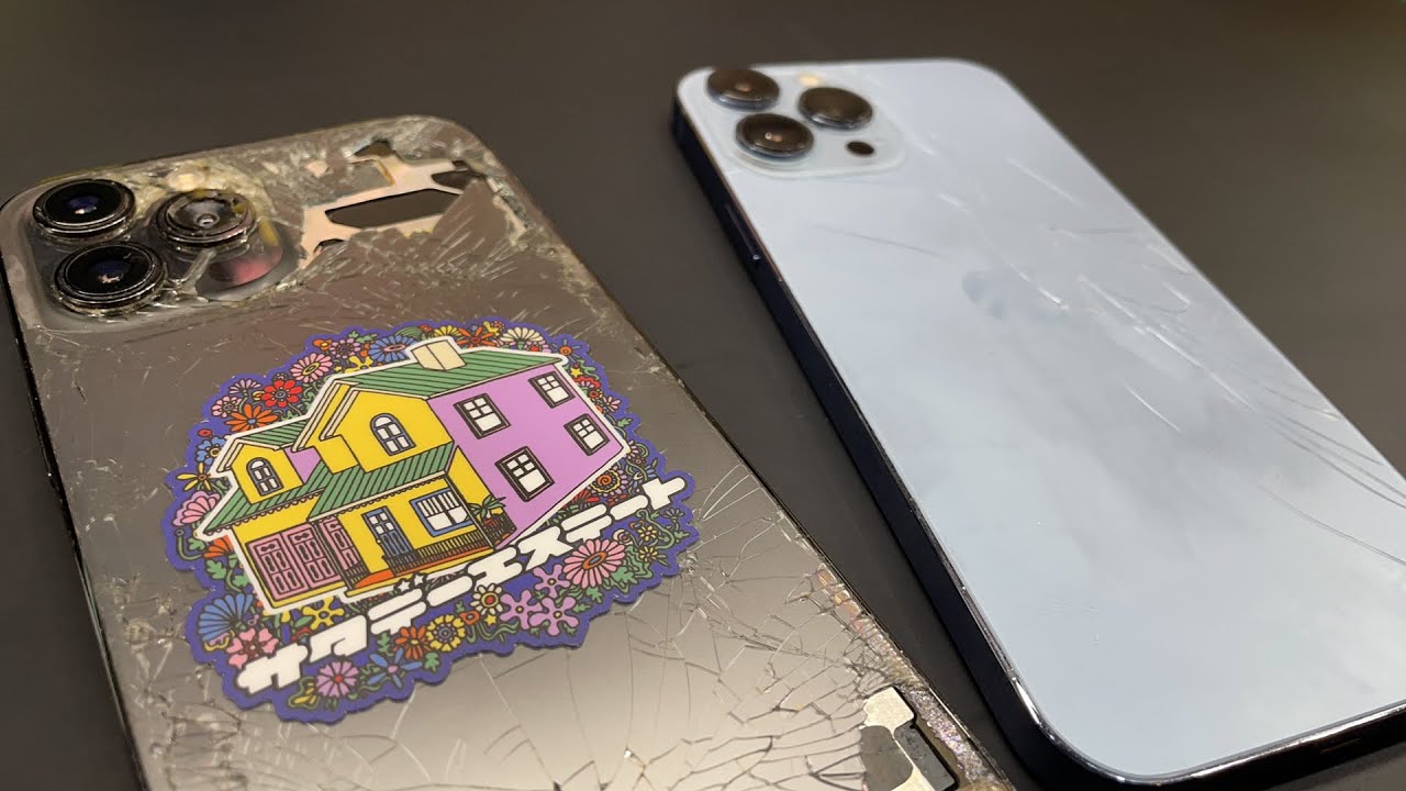 iPhone 12 Pro Max 128GB グラファイト 背面割れ iPhone 12 Pro Max