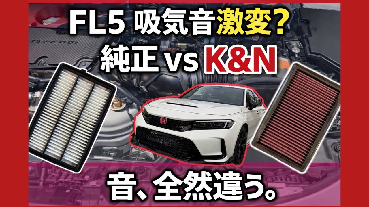 FL5 シビックタイプR K＆N エアフィルター メンテナンスキット セット