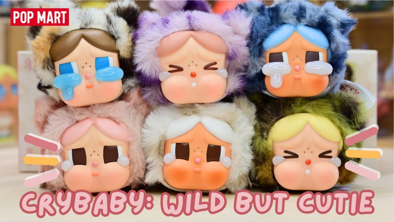 ポップマートCrybaby Wild But Cutie ぬいぐるみ 1セット Crybaby Wild