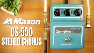 Maxon CS-550 ステレオコーラス Maxon CS-550 Stereo Chorus Pedal