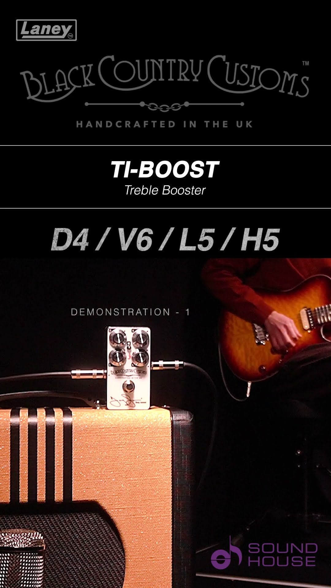 TI BOOST トレブルブースター / Laney #サウンドハウス #エフェクター