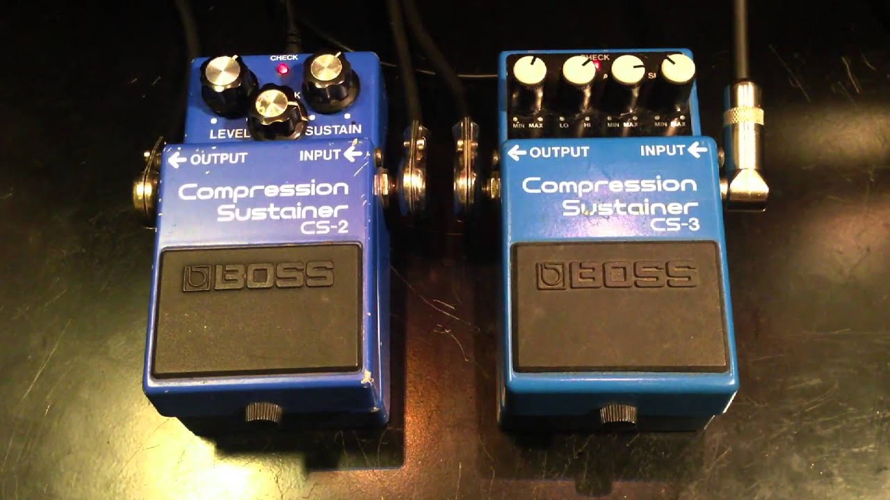 Vintage MIJ Boss CS2 vs Vintage MIJ Boss CS3 - YouTube