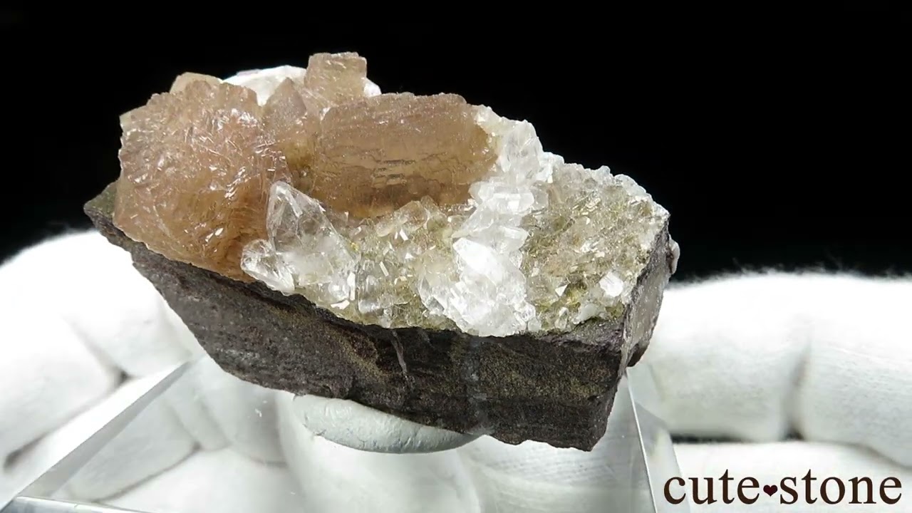 南アフリカ N'Chwaning Mines産 オルミアイト＆カルサイトの原石 No.4