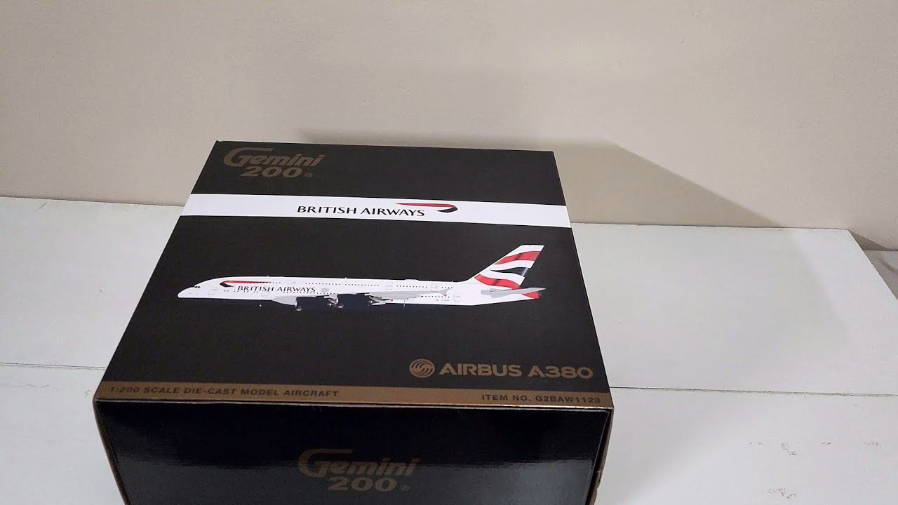 Gemini200 A380-800モデルプレーン ブリティッシュ・エアウェイズ