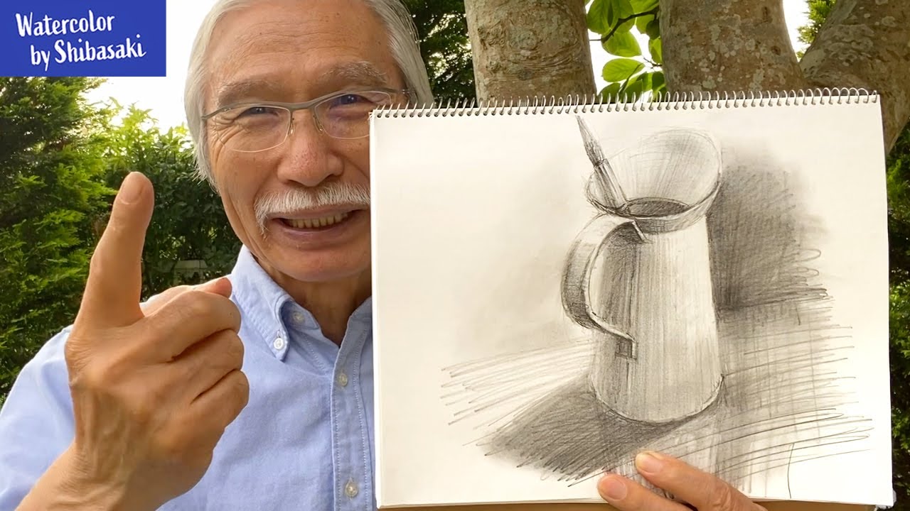 Eng sub] How to draw still life Water Jug with a pencil | Step by