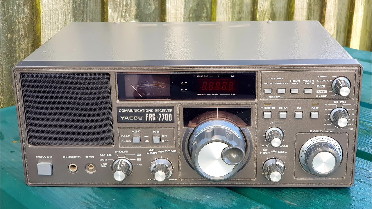 Yaesu FRG-7700 test part 2 - YouTube
