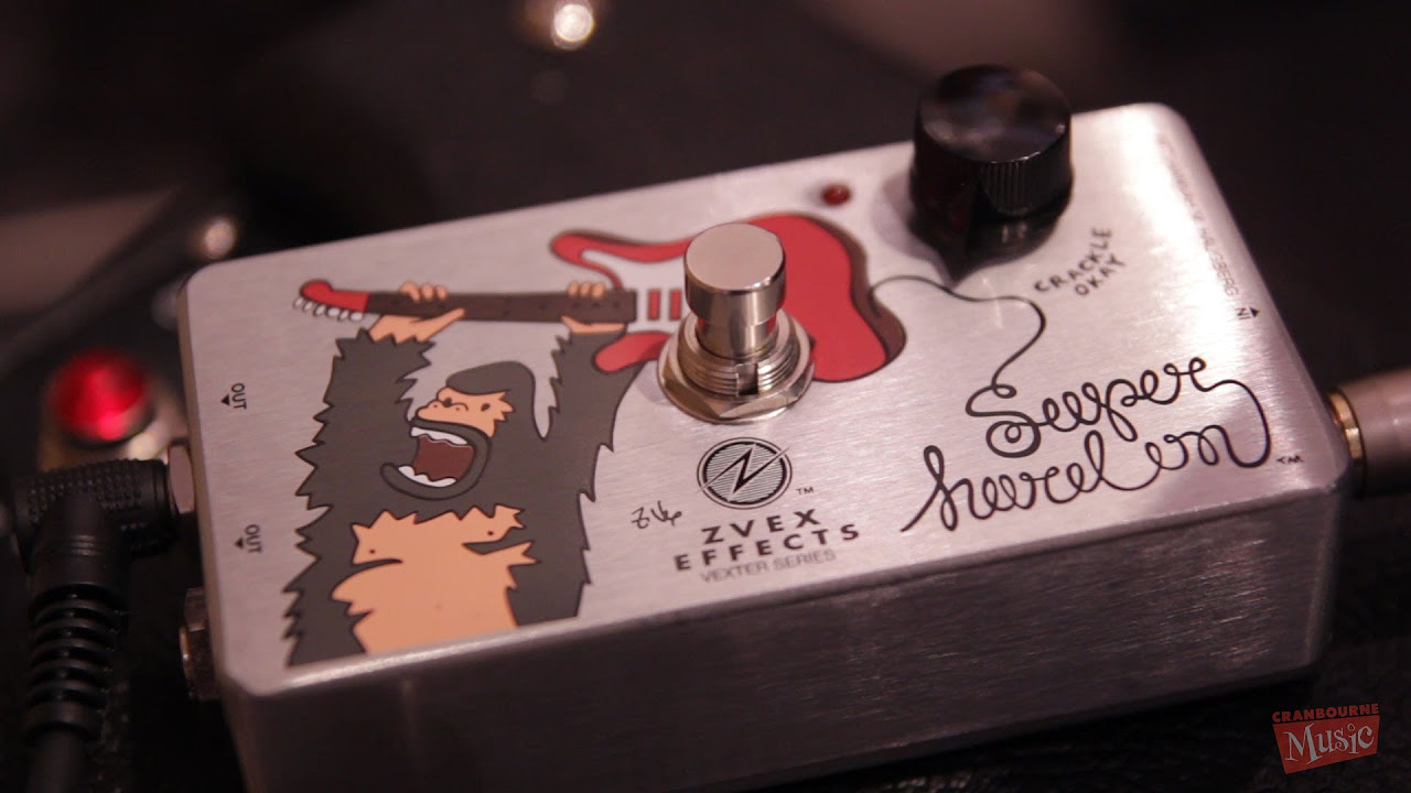 ZVEX Super Hard On Preamp Booster - YouTube