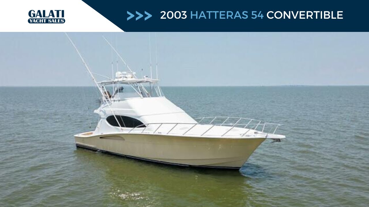 Used 2003 Hatteras 54 Convertible, 70122 New Orleans - Boat Trader