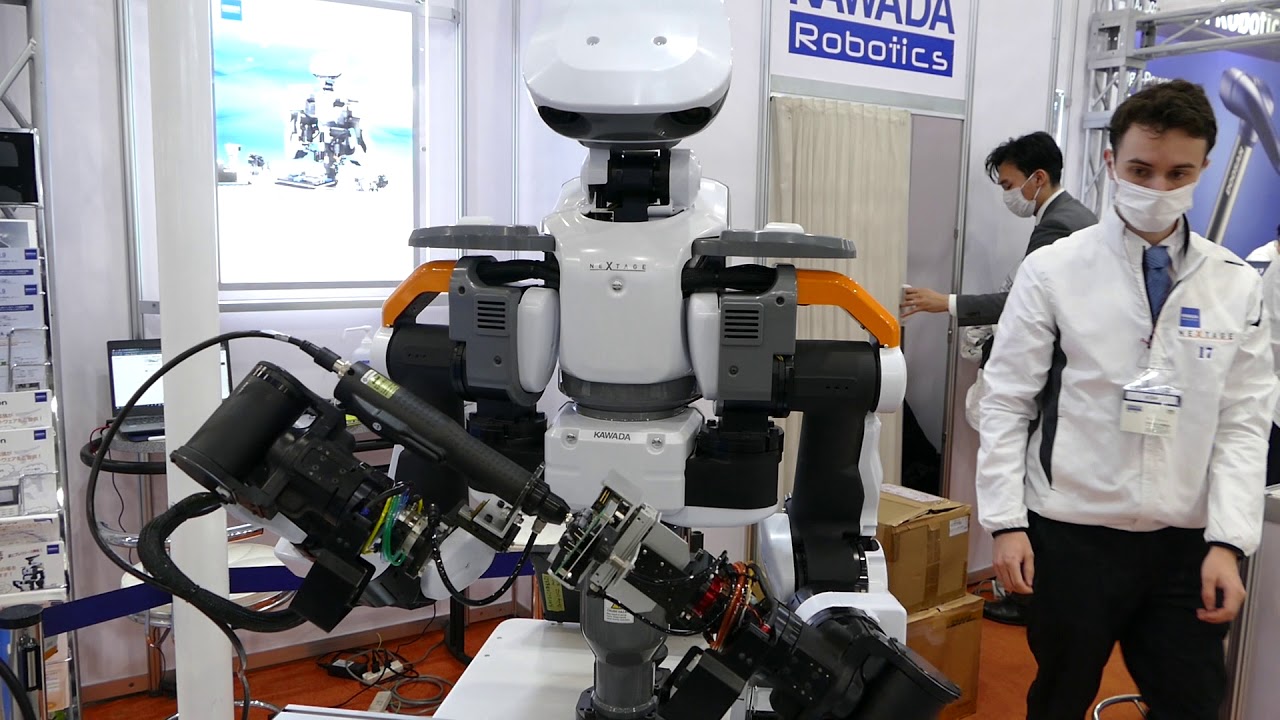 カワダロボティクス NEXTAGE ネジ締め ロボデックス2021 - YouTube