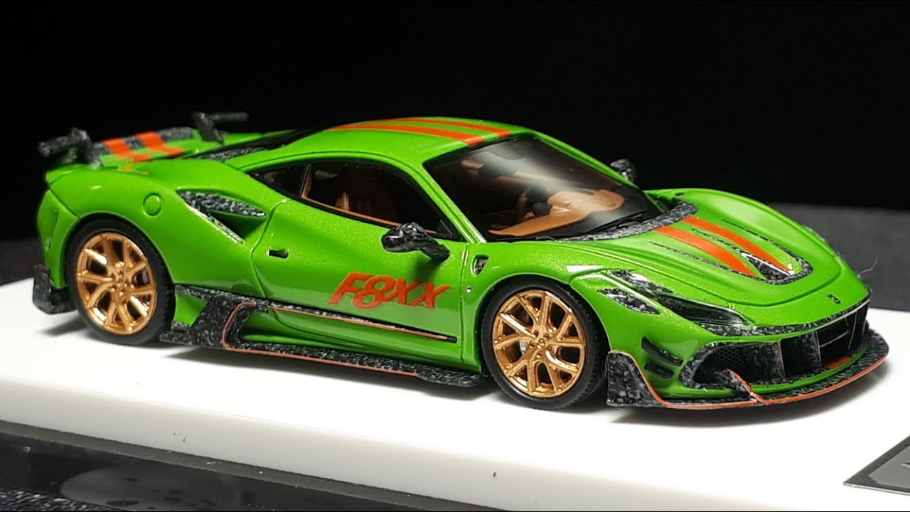 1/64 Mansory F8XX Ferrari F8 Tributo by Fuelme resin model car