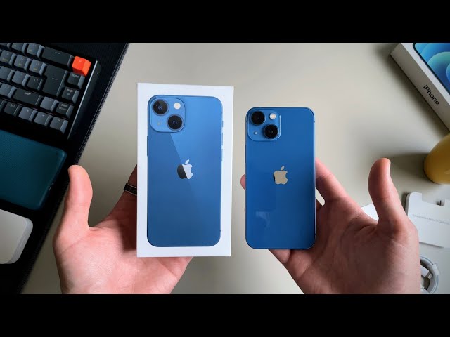 iPhone 13 Mini Unboxing (Blue) in 2023 - YouTube