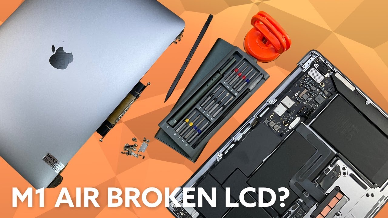M1 MacBook Air 2020 | Broken Lcd Removal Guide - YouTube