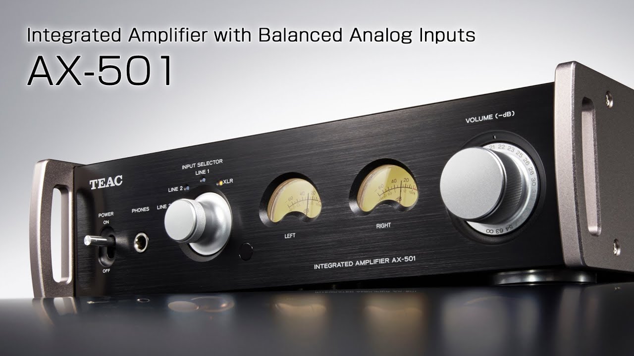 Teac AX-501-S 統合アンプ (シルバー) プリメインアンプ 【公式通販】