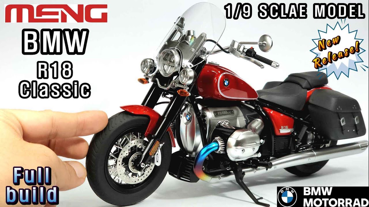 MENG] 1/9 Scale Model BMW R18 Classic - YouTube