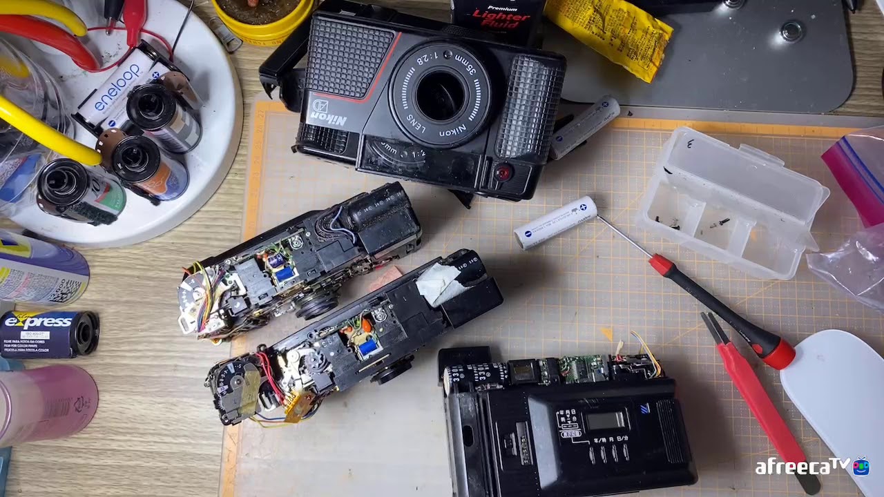 ニコン / Nikon L35 AD AD2 AF 整備したり部品取りにしたり Nikon L35 AD2