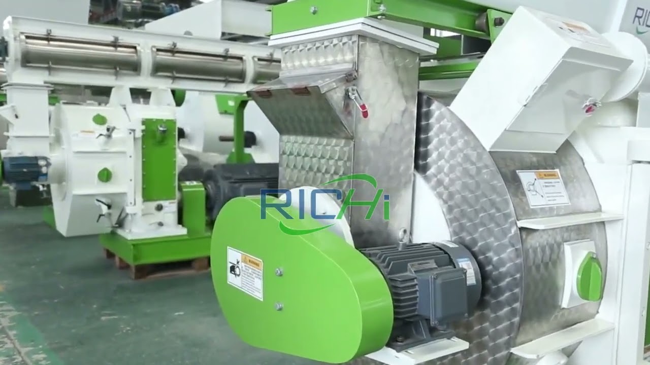 1-12 T/H高効率アルファルファペレットマシン RICHI ペレタイザー