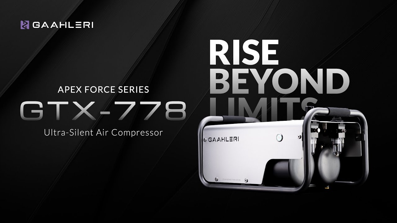 Ultra-Silent Air Compressor GTX-778 Revealed! - YouTube