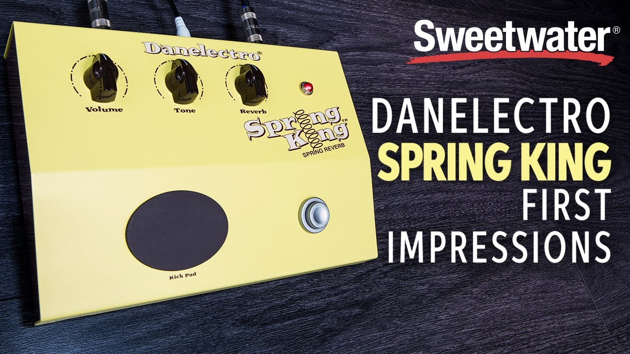 Danelectro Spring King Reverb Pedal First Impressions with RJ