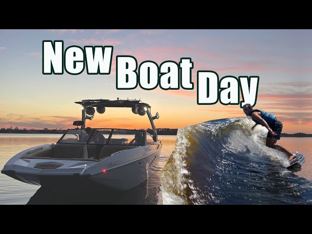 I GOT A NEW WAKE BOAT!! Tige 23RZX - YouTube