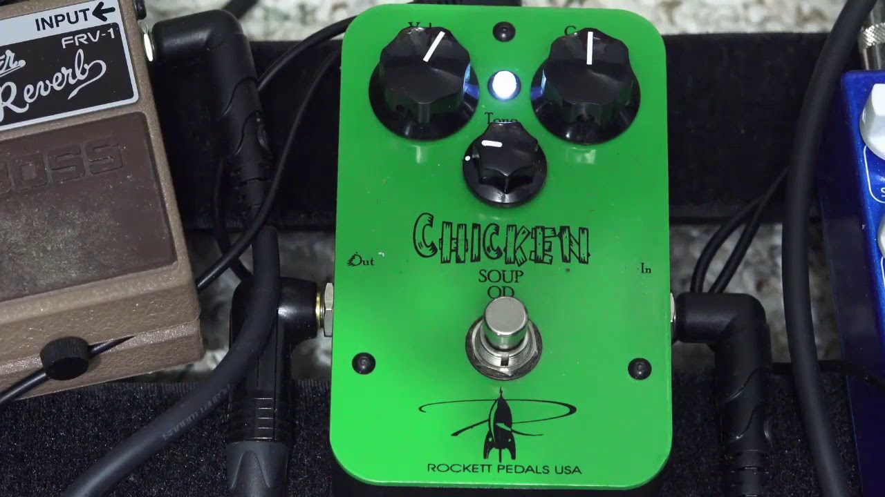 J Rockett Pedals Chicken Soup Overdrive Demo - YouTube