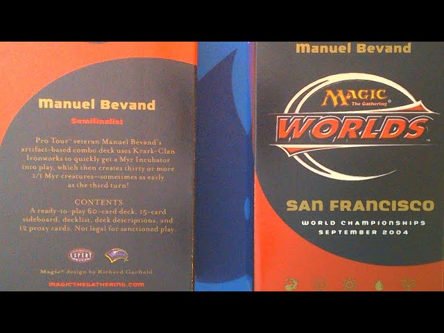 Magic Worlds 2004 World Championships Deck - Semifinalist Manuel