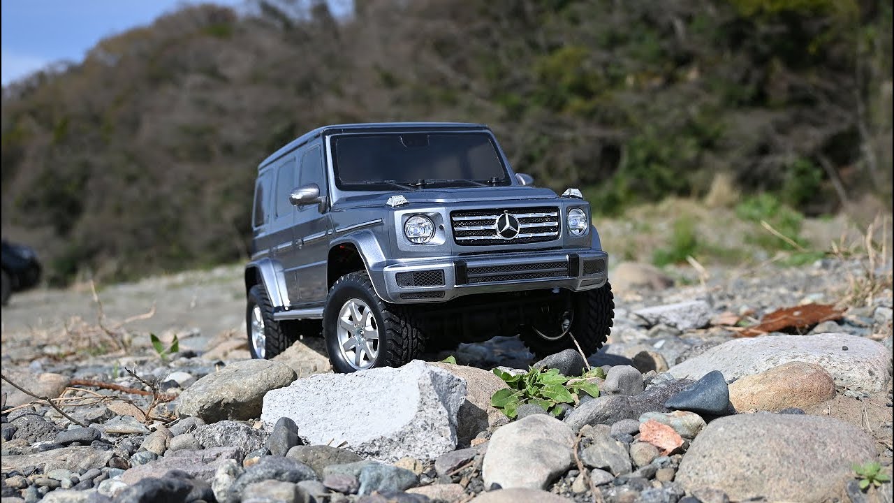 タミヤ CC02 メルセデスベンツG500 走行動画 - YouTube