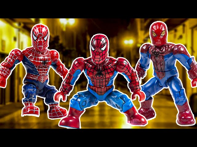 3 SPIDER-MAN vs SINISTER SIX stop motion Mega construx Spiderman