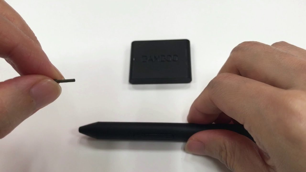 ワコム | Bamboo Ink ペン先キットを使った替え芯の変更方法 - YouTube