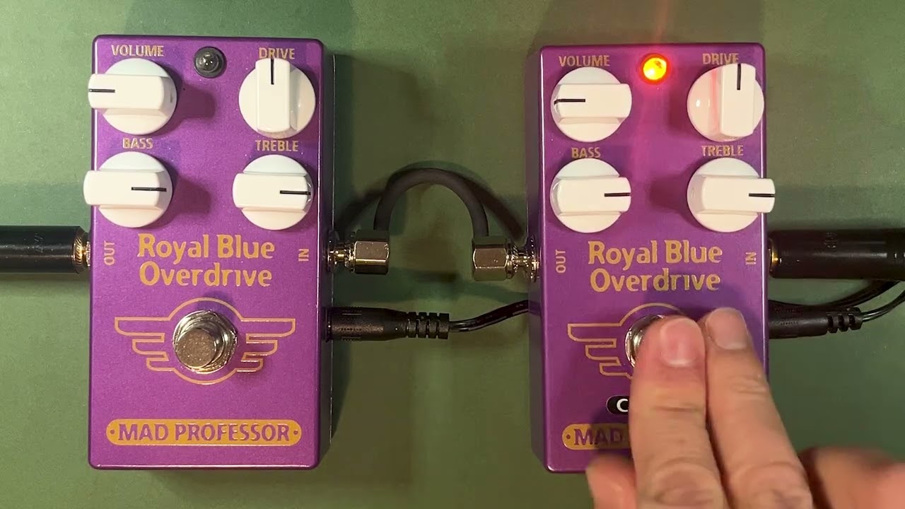 Royal Blue Overdrive Custom | Mad Professor Amplification