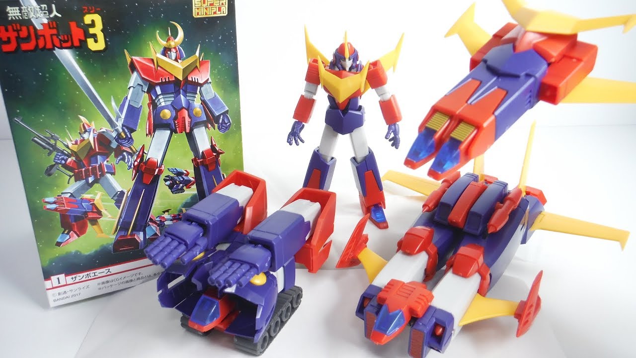 ショートVer.』 Super Mini-pla Zambot 3 全4種 開封 スーパー